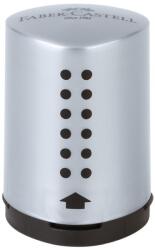Faber-Castell Ascuțitoare plastic simplă cu container mini grip 2001 Faber-Castell, gri