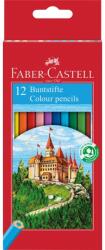 Faber-Castell Creioane colorate hexagonale Faber-Castell, 12 culori/set