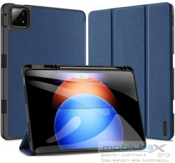 Xiaomi Pad 6S Pro (12.4), mappa tok, Trifold, érintőceruza tartó, Dux Ducis Domo, sötétkék - mobil-box