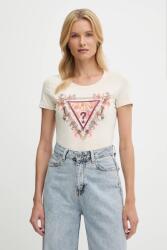 Guess t-shirt bézs, W5YI08 J1314 - bézs XL