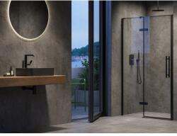 RAVAK COOL! COSD2-110 zuhanyajtó fekete+transparent (X0VVDC300Z1) - groszmann