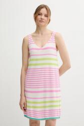 Benetton pamut ruha rózsaszín, mini, egyenes, 11945V006 - rózsaszín XS