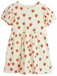 Mini Rodini gyerek ruha Outlined hearts bézs, midi, harang alakú, 2565010211 - bézs 140-146