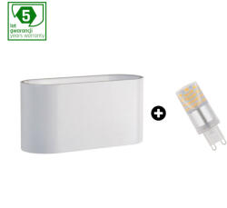 spectrumLED Set 5y warranty - SQUALLA G9 white + LED G9 4W CW (SLIP006009_WOJ14435)