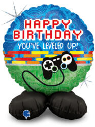 Javoli Happy Birthday Controller fólia lufi talppal 41 cm (GBBGK80000)