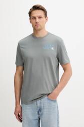 Calvin Klein Jeans pamut póló szürke, nyomott mintás, LV04RC844G - szürke XS