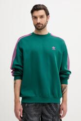 Adidas felső Oversize Crew zöld, nyomott mintás, KA0468 - zöld XL