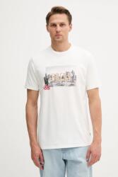 Guess pamut póló fehér, nyomott mintás, M5YI45 KBW41 - fehér XXL