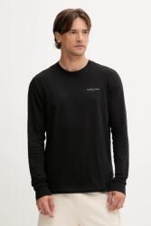 Tommy Hilfiger pamut hosszúujjú fekete, nyomott mintás, DM0DM21594 - fekete XL