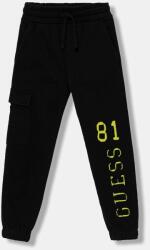GUESS gyerek pamut melegítőnadrág - fekete 125-135