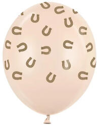 Partydeco Mintás lufi 11" 28cm 6db, Patkó (LUFI527660)