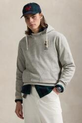 Ralph Lauren felső szürke, sima, kapucnis, 710971780 - szürke XL