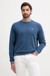 Barbour pamut melegítőfelső ROSFORD sötétkék, sima, MOL0700 - sötétkék S