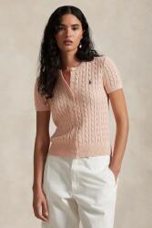 Ralph Lauren pamut kardigán narancssárga, női, 211965760 - narancssárga XL