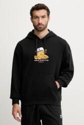 Adidas pamut melegítőfelső Graphic Lo Hd - fekete L