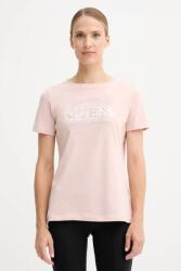 Guess pamut póló NINA narancssárga, V5YI12 J1314 - narancssárga S