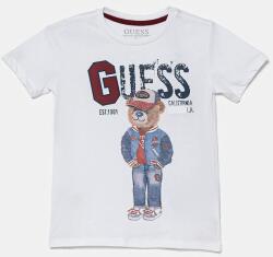 GUESS gyerek pamut póló fehér, mintás, N5YI22 K8HM4 - fehér 105-112