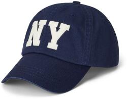 Ralph Lauren pamut baseball sapka sötétkék, nyomott mintás, 710972675 - sötétkék Univerzális méret