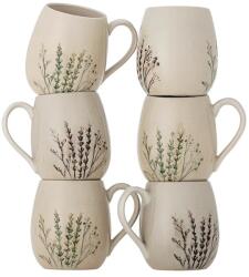 Bloomingville bögre készlet Bea 400 ml 6 db bézs - bézs Univerzális méret