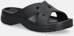 Crocs papucs Ci Womens Cross Strap fekete, 210840 - fekete Női 38/39