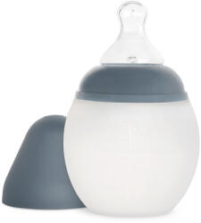 Elhée Biberon din silicon 240 ml - Blue Grey - Elhée
