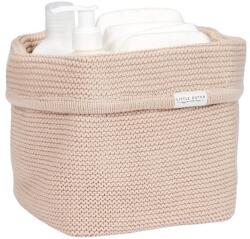 Little Dutch Cos de depozitare din tricot de bumbac organic - mic - Beige - Little Dutch