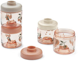 Liewood Recipiente stivuibile pentru mancarea bebelusulu Dominique - Peach / Sea shell - Liewood