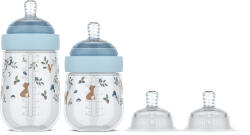 Little Dutch Set de sticlute pentru bebelusi Mio - 4 bucati - Forest Friends - Little Dutch