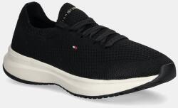 Tommy Hilfiger sportcipő TH KNIT RUNNER - fekete Női 39