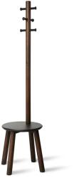 Umbra ruhaállvány Pillar Stool and Coat Rack barna - barna Univerzális méret