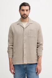 Barbour pamut ing SANDWOOD galléros, bézs, relaxed, MOS0416 - bézs XL