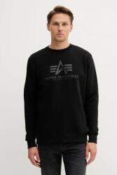 Alpha Industries felső fekete, nyomott mintás, 146311.515 - fekete S