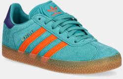 adidas Originals gyerek velúr sportcipő GAZELLE zöld, JR5946 - zöld 33