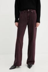 rag & bone farmer magas derekú, WDD25P1004FWBA - burgundia 25