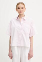 Benetton ing galléros, rózsaszín, regular, 5SZRDQ0C0 - rózsaszín XS - answear - 22 990 Ft