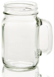 Libbey Pahar tip borcan cu maner 488ml Libbey Drinking Jars (70811) Pahar