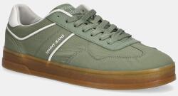 Tommy Jeans sportcipő THE GREENWICH MIX MEDIA zöld, EM0EM01586 - zöld Férfi 40