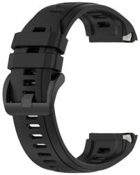 gigapack Pótszíj (egyedi méret, szilikon, dupla bújtató) FEKETE Garmin Approach S70 (42mm) (GP-170167)