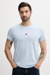 Tommy Hilfiger pamut póló nyomott mintás, MW0MW11797 - kék L
