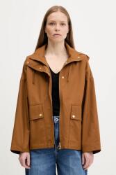 Barbour rövid kabát CECILE barna, átmeneti, oversize, LSP0240 - barna 42