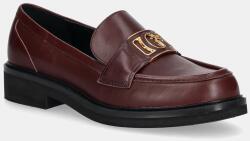 Guess bőr mokaszin SHUTTLE3 - burgundia Női 40