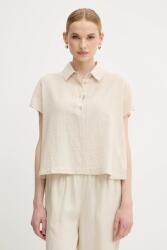 Benetton felső bézs, sima, 5ONVDQ0BQ - bézs L