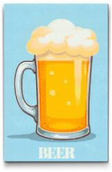 Gyémántszemes kirakó - Beer Méret: 40x60cm, Keretezés: Műanyagtáblával, Gyémántok: Kerek
