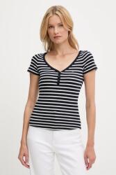 Tommy Jeans t-shirt sötétkék, DW0DW20902 - sötétkék XL