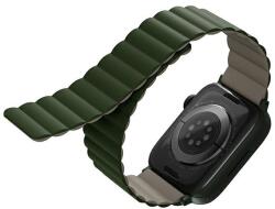 UNIQ Revix szíj Apple Watch 42 / 44 / 45 / 49 mm - zöld-szürke
