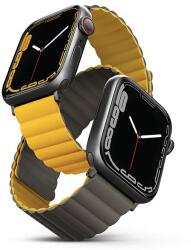 UNIQ Revix szíj Apple Watch 42 / 44 / 45 / 49 mm - mustársárga-khakizöld