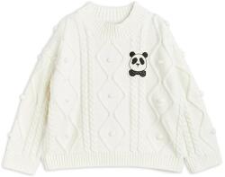 Mini Rodini gyerek pulóver Panda fehér, 2562012011 - fehér 92-98