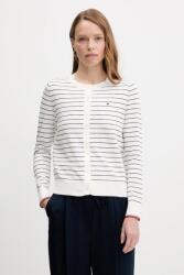 Tommy Hilfiger kardigán sötétkék, könnyű, WW0WW42370 - bézs L