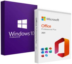 Microsoft Pachet licente Microsoft Windows 10 Professional + Microsoft Office 2021 Professional Plus