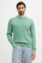 Tommy Hilfiger pamut pulóver könnyű, zöld, MW0MW39524 - zöld XL - answear - 59 990 Ft